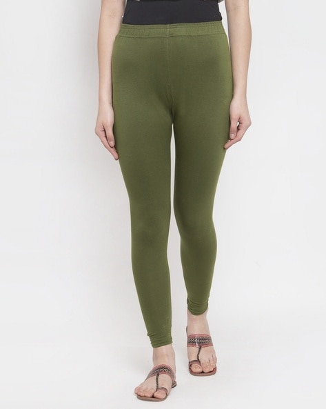 Olive Green Leggings - Buy Olive Green Leggings online in India