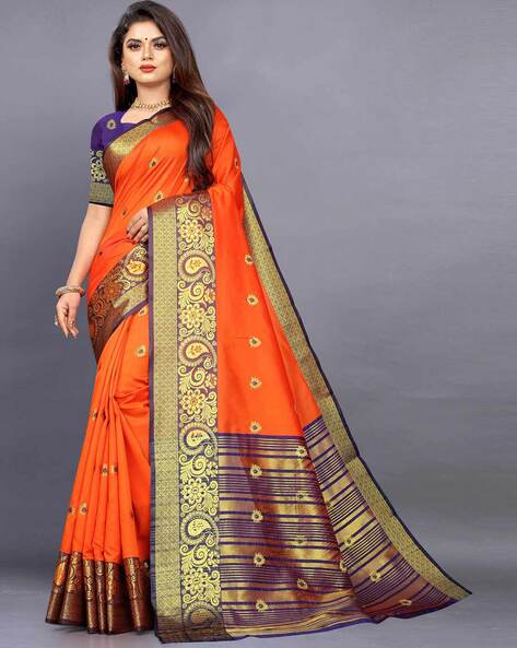 Grey And Yellow Combination Saree | suturasonline.com.br