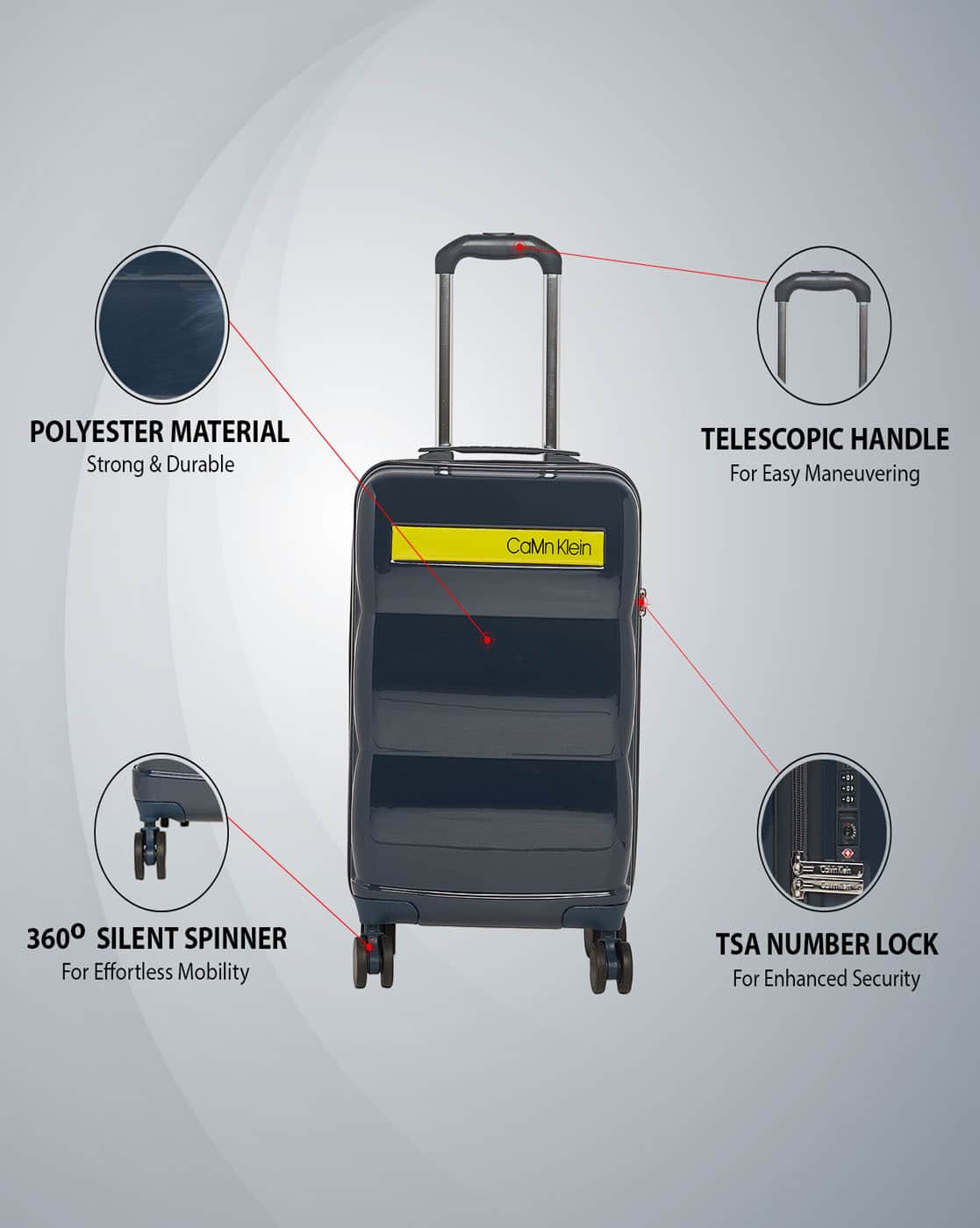 Brand Print Trolley Bag