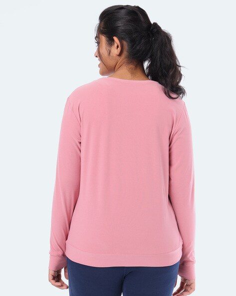 Buy Pink Tshirts for Women by BLISSCLUB Online