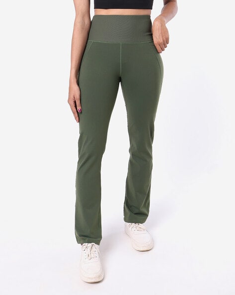 Buy Olive green Track Pants for Women by BLISSCLUB Online