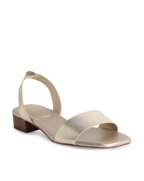 Buy Champagne Flat Sandals for Women by Aldo Online Ajio