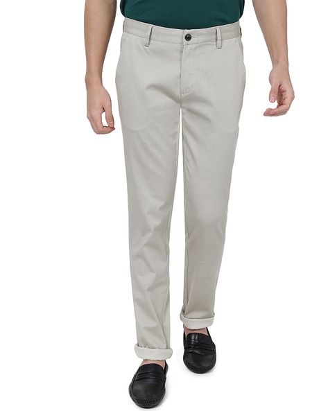 Pleat-front Trousers in Light Beige Marl - in the JOOP! Online Shop