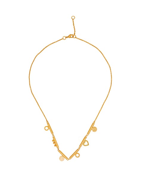 Louis Vuitton Gold Tone Blooming Supple Necklace Louis Vuitton