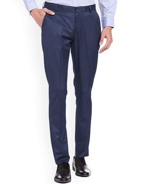 Buy Navy Trousers & Pants for Men by iVOC Online