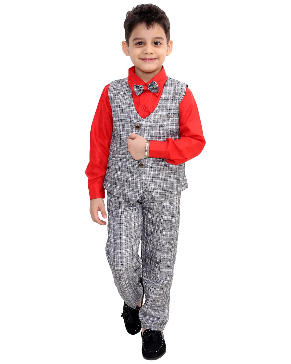 Red on sale waistcoat kids