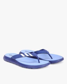 Adidas blue thong flip flop on sale