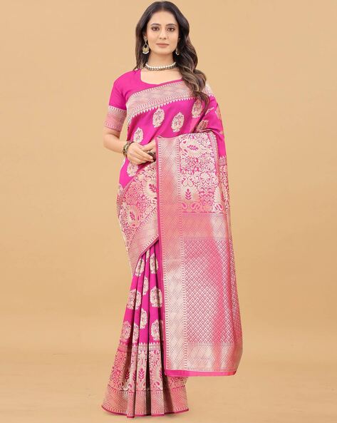 CLASSIC BABY PINK GEORGETTE SILK SAREE. | Saree designs, Indian sari dress,  Festival wear