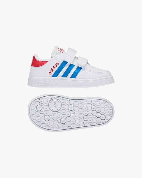 Buy Adidas Kids Breaknet CF Slip On Shoes with Velcro Fastening White Color Boys AJIO LUXE