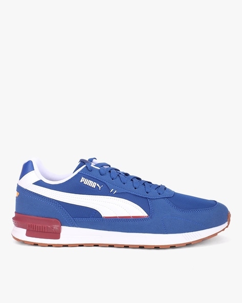 Puma red hotsell and blue sneakers