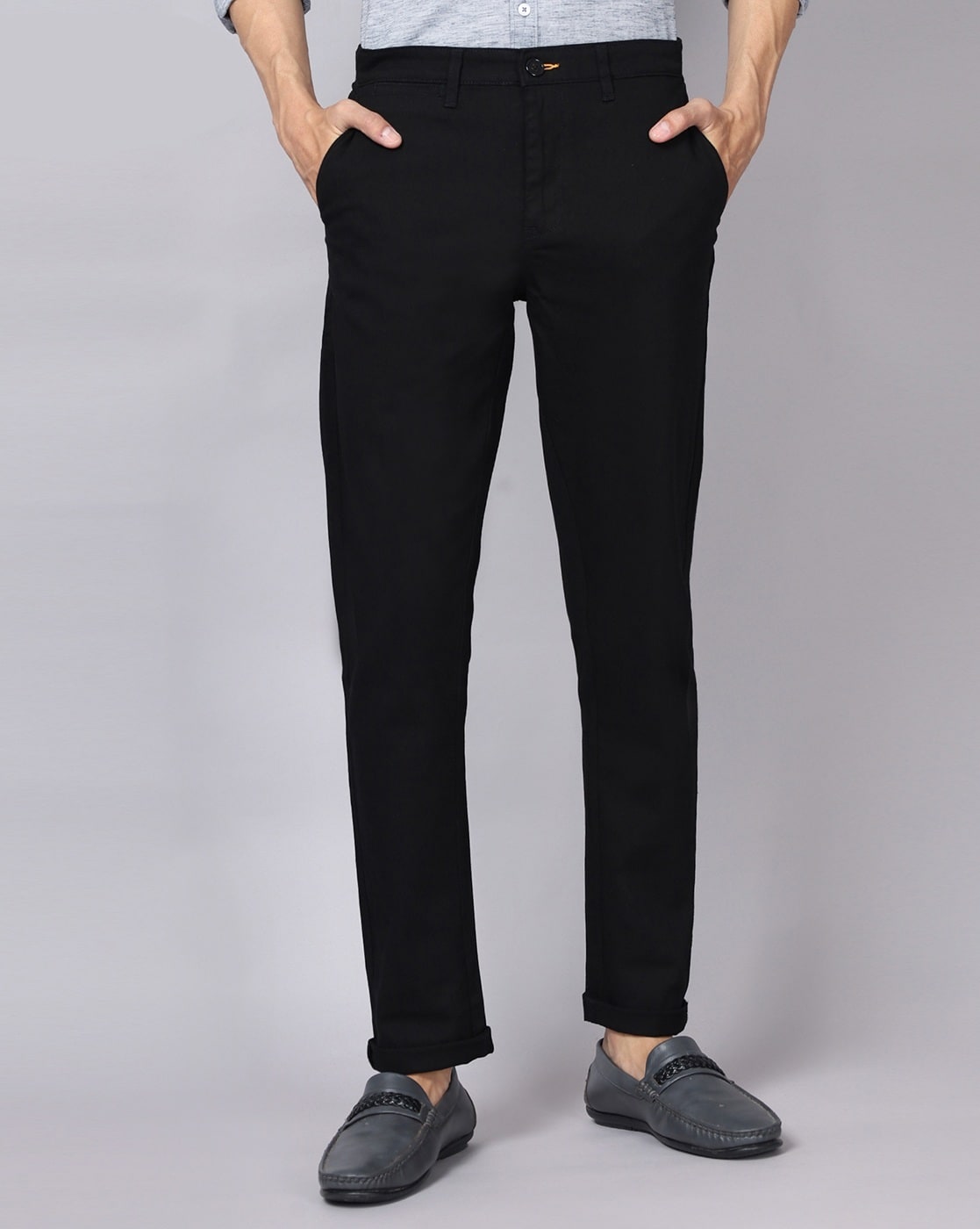 Cotton Black Mens Slim Fit Formal Pant, Machine wash at Rs 275 in