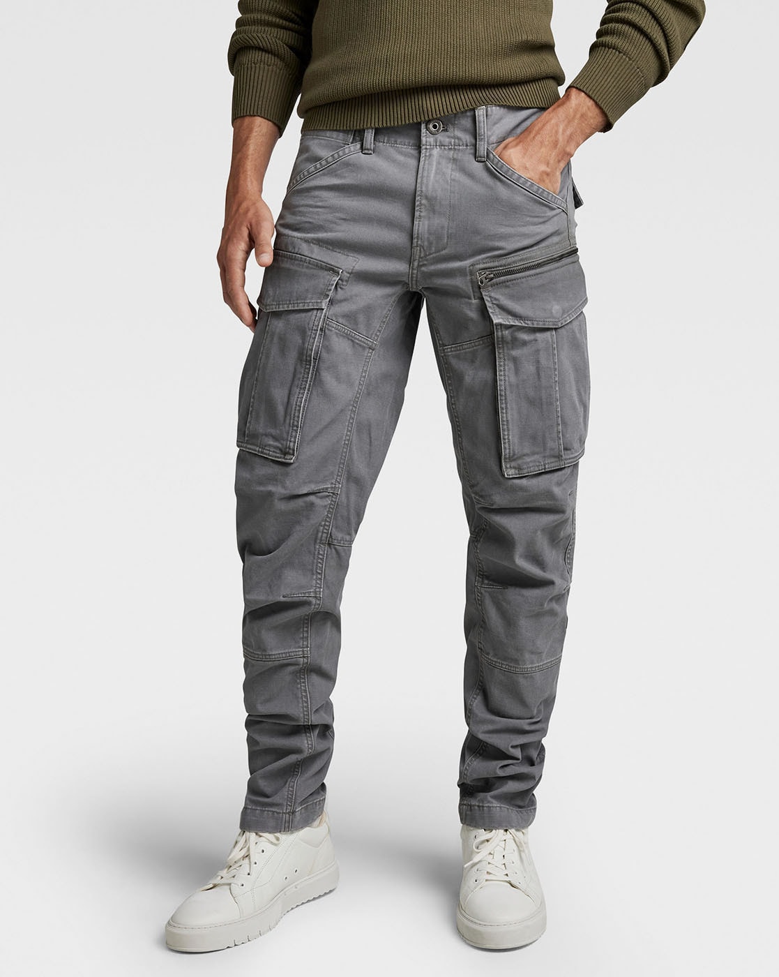 Buy Grey Trousers Pants for by G RAW Online | Ajio.com