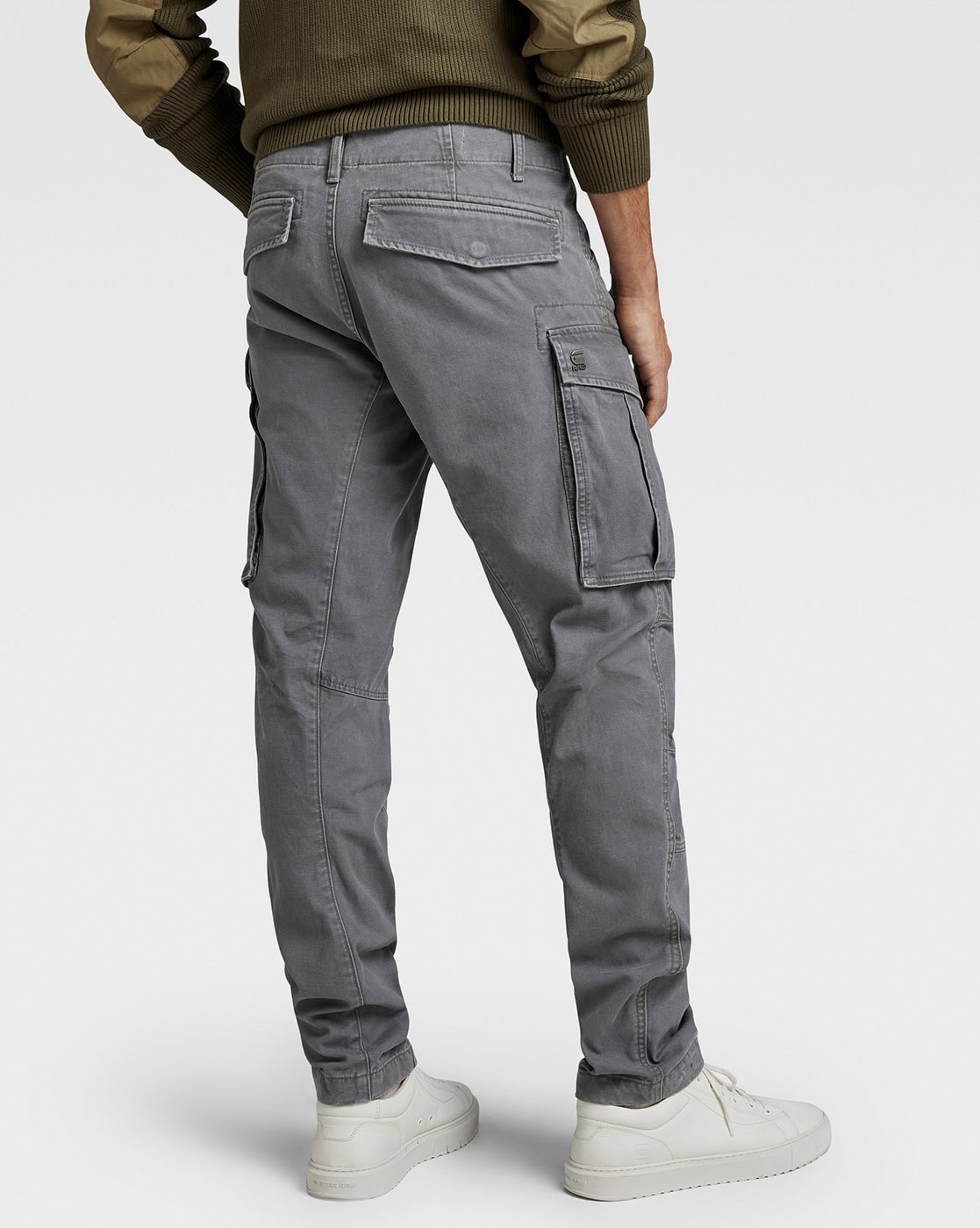 Mens GAS Jeans Trousers  Chinos  Gas Jeans Bob Gym Up Green Cargo Pants  Green  MARUSA balloon