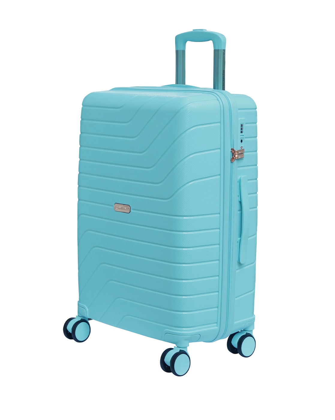 Buy Romeing Venice Pink 8 Wheel Large Hard Cabin Trolley Set of 3 Online At  Best Price @ Tata CLiQ