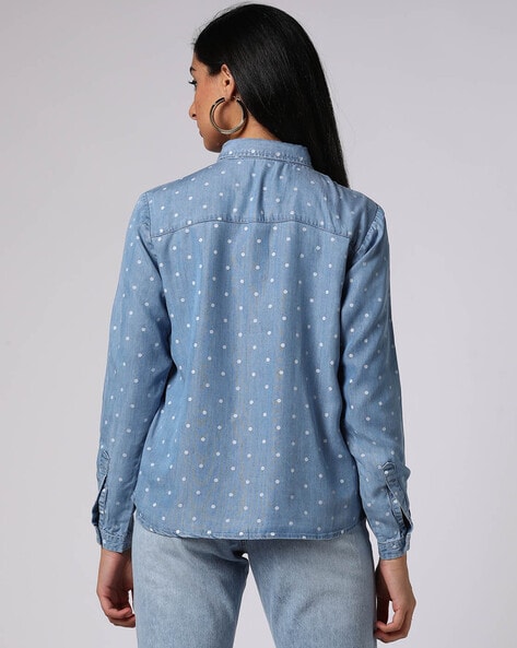 Buy Blue Tops for Women by Buda Jeans Co Online