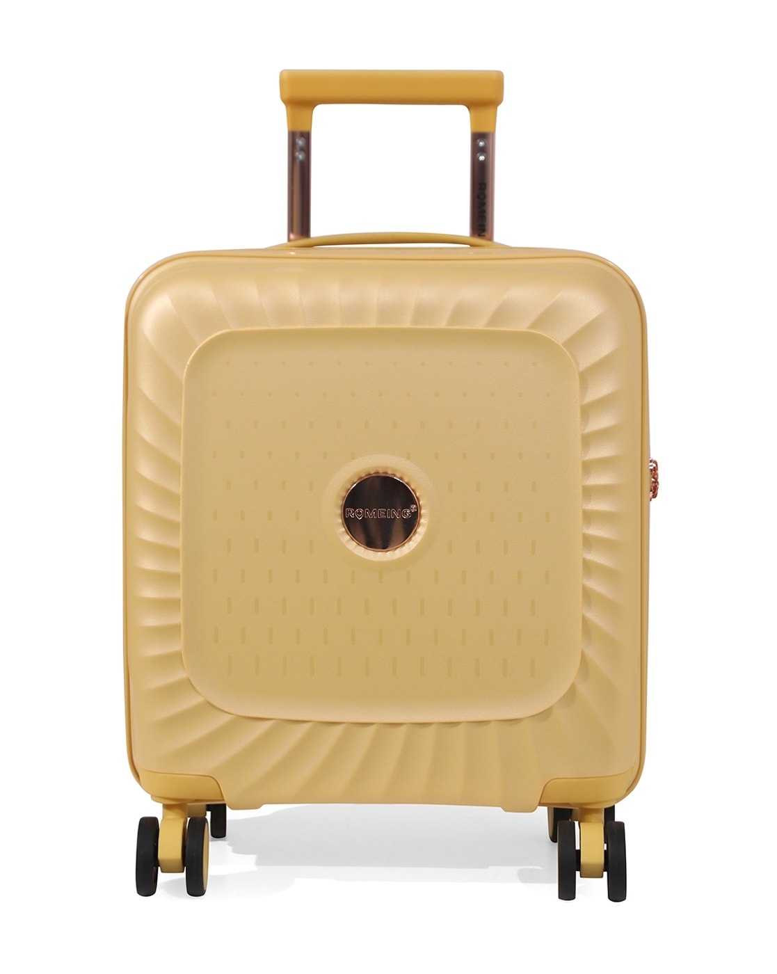 ROMEING Tuscany Set Of 3 Coral Red Textured Hard Sided Polypropylene  Trolley Suitcase Price in India, Full Specifications & Offers | DTashion.com