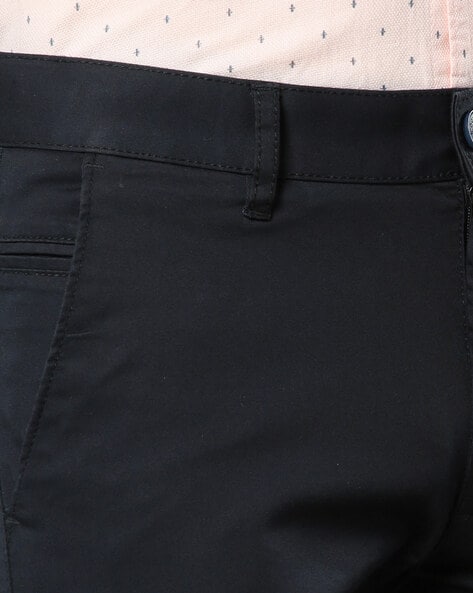 Buy Killer Men Black Slim Fit Self Design Formal Trousers  Trousers for  Men 7027363  Myntra