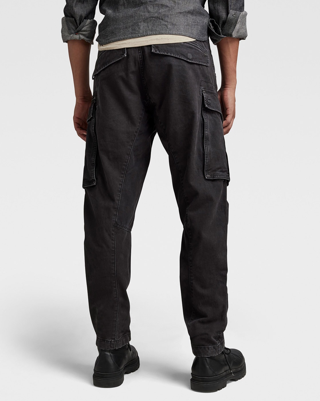 G-Star RAW Men's Zip Pocket 3D Skinny Cargo Trousers, Black | eBay