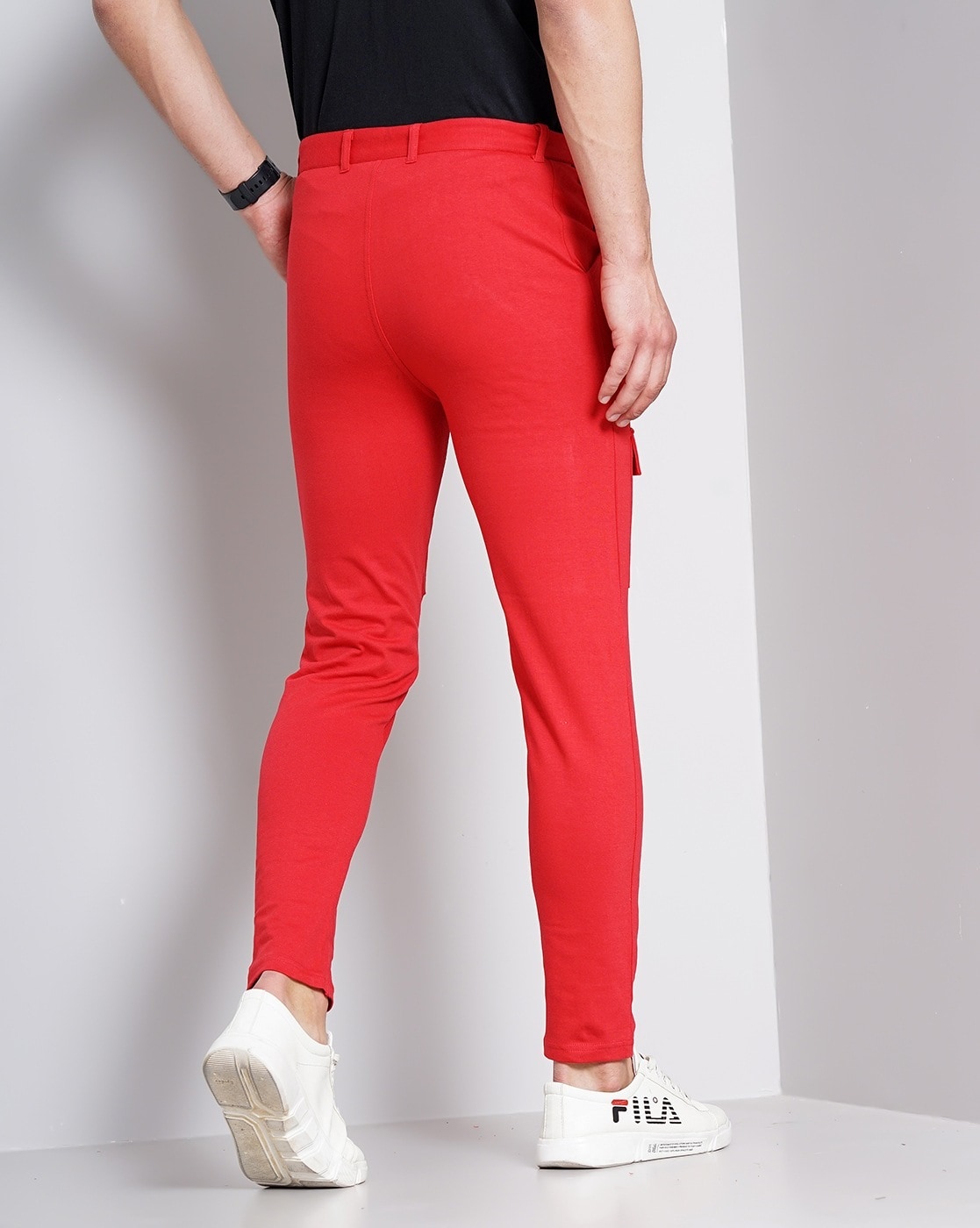 Buy online Red Cotton Straight Tapered Pant from Skirts tapered pants   Palazzos for Women by Juniper for 589 at 63 off  2023 Limeroadcom