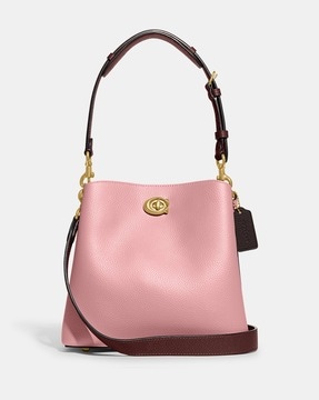 Buy Coach Willow Bucket Bag | Pink Color Women | AJIO LUXE