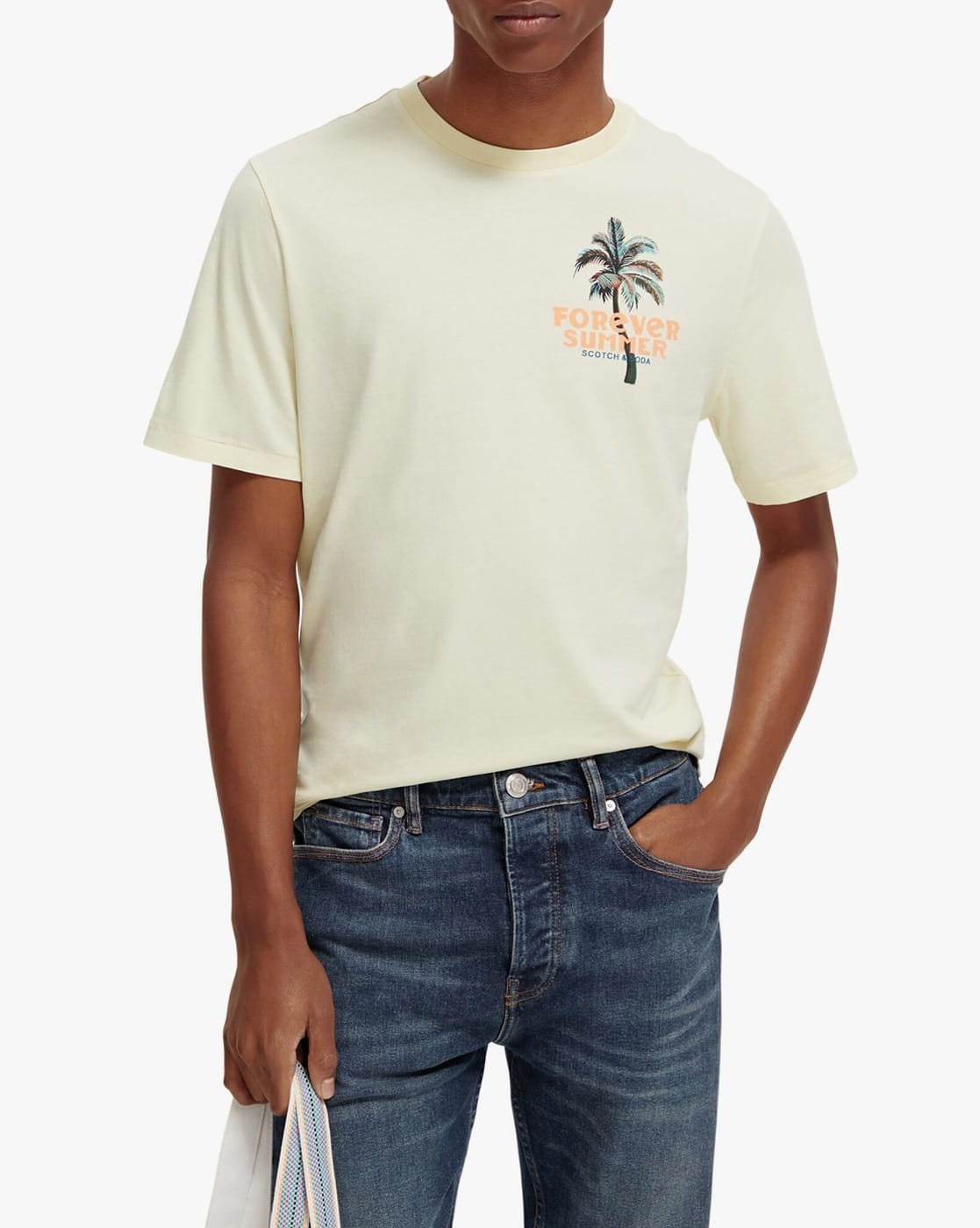 “Scotch & Soda” アートワークフーディ ForeverSummer/Khaki ペイントジャケット【Work of Art × SUM1 STYLE (ワークオブ