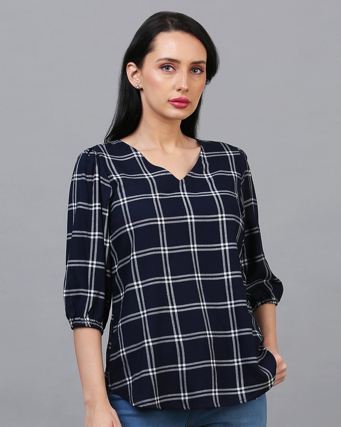 トップス naviverse Pocket Top / navy / S size WonderWink ® Men's Premiere Flex ™ 4 - Pocket V-Neck Scrub