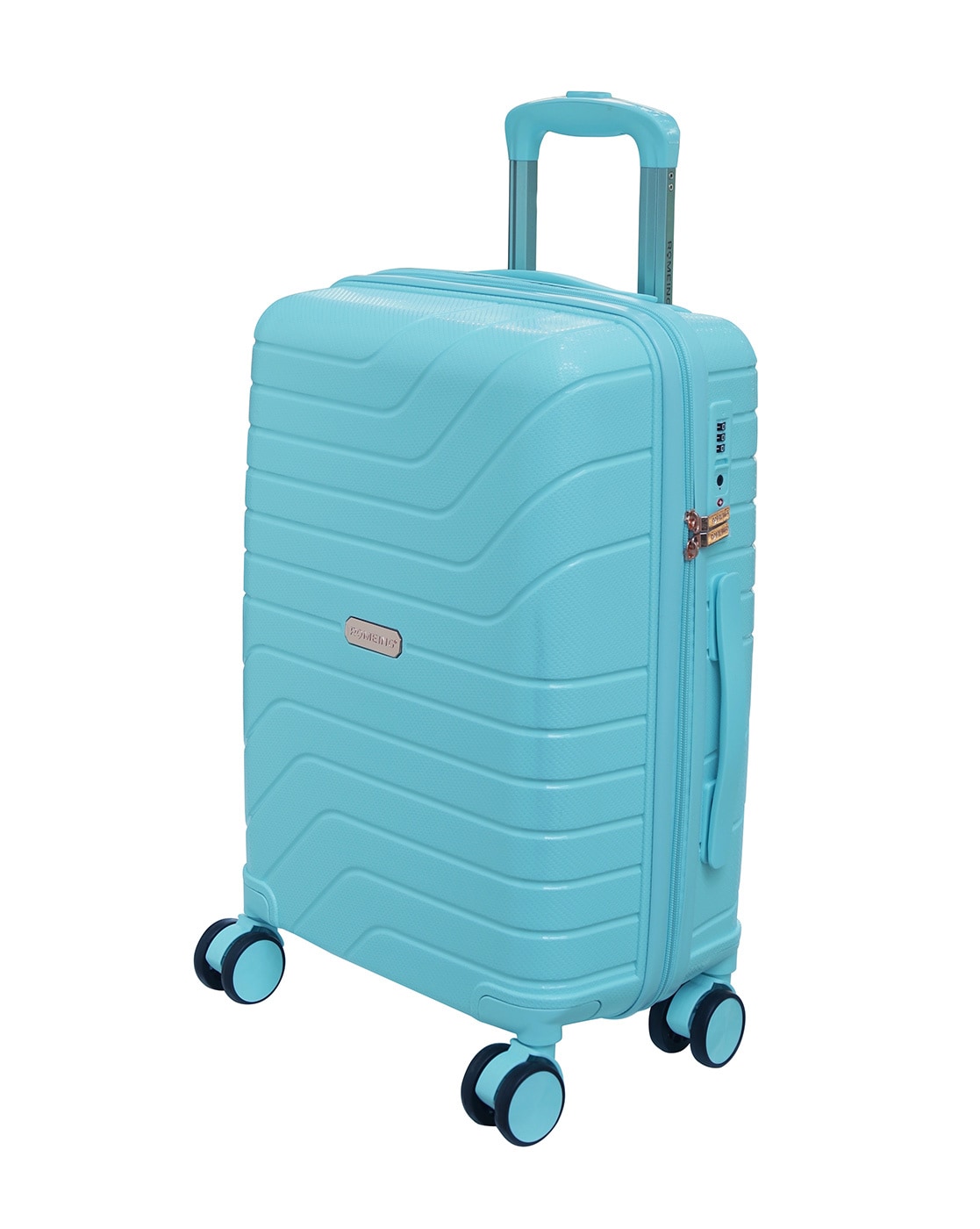 ROMEING Capri 20 inch, Polycarbonate Luggage, Hard-Sided, (Gold 55 cms)  Cabin Trolley Bag : Amazon.in: Fashion