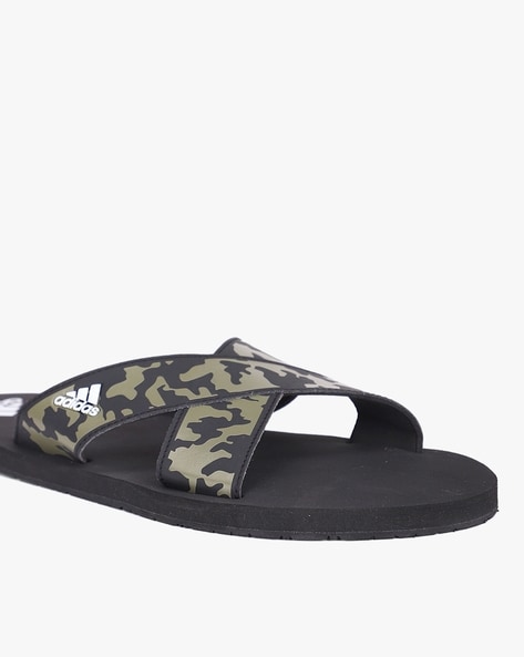 Buy Black Green Flip Flop Slippers for Men by ADIDAS Online