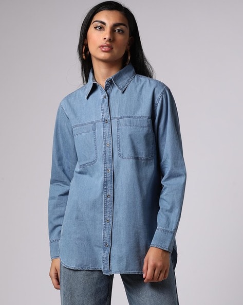 Buy Blue Shirts for Women by Buda Jeans Co Online