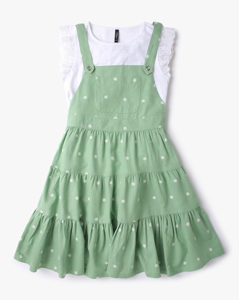 Pumpkin design girls' pinafore dress – Taffy Tots Clothing