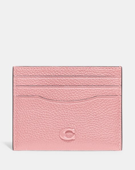 Buy Coach Minimalistic Card Case, Pink Color Men