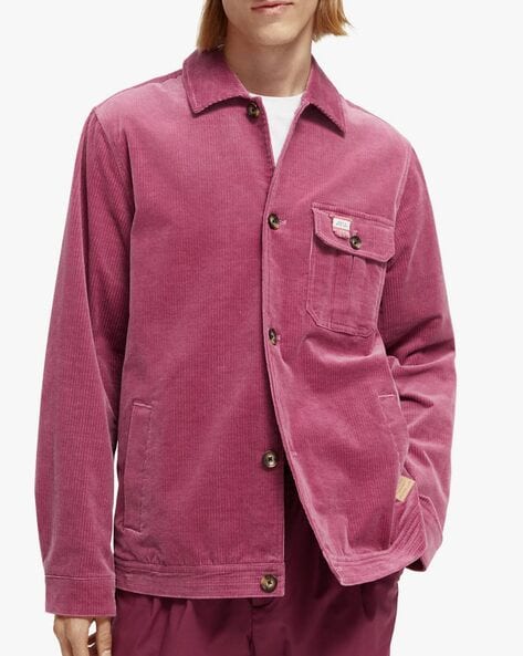 Mens pink hotsell corduroy jacket