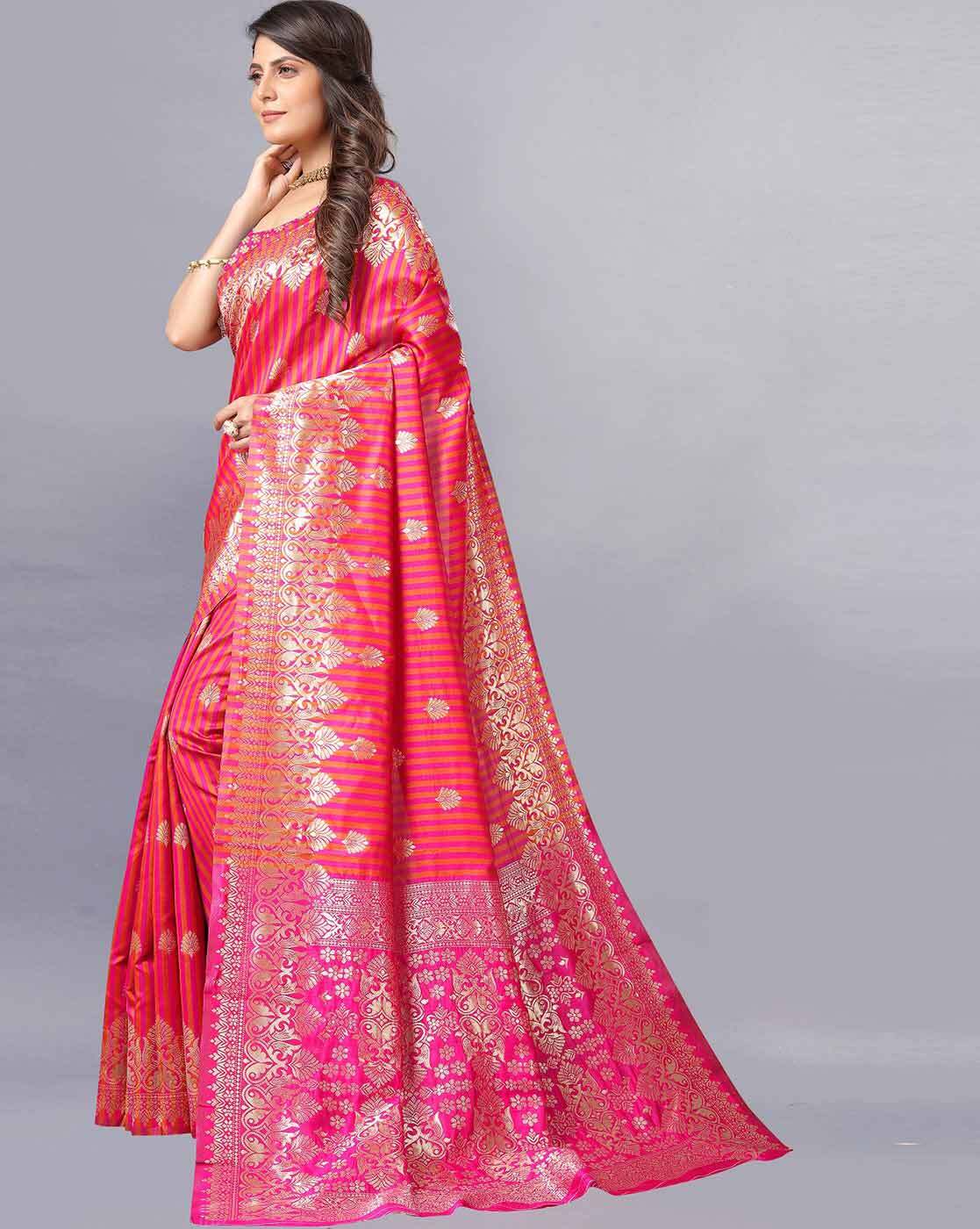 Buy Musterd Sarees for Women by Indie Picks Online | Ajio.com