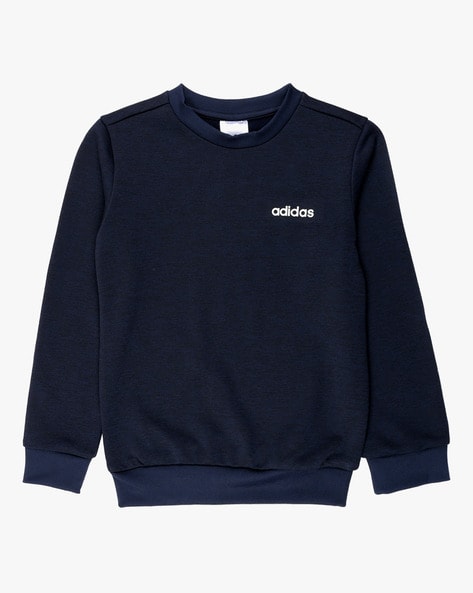 Adidas navy blue sweatshirt online