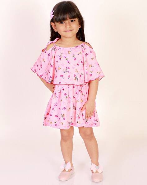 strapless open back dress Ayana Midi Dress - Pink Polka Dot main image 1