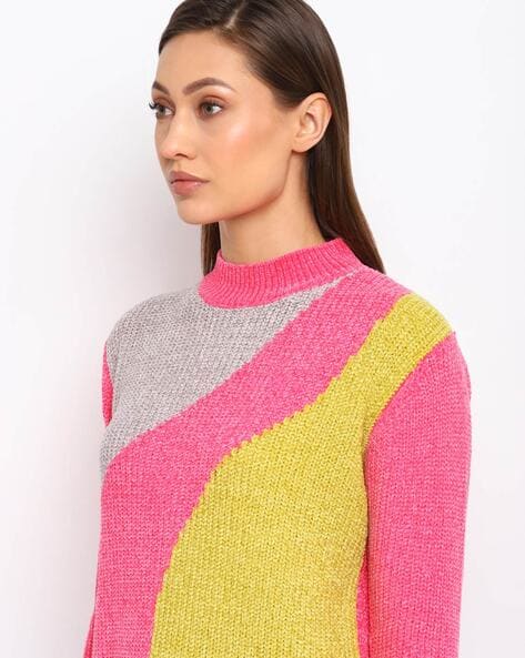 Buy Fuchsia Sweaters & Cardigans for Women by Cover Story Online