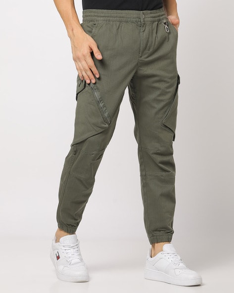 Buy Olive Green Trousers & Pants for Men by ECKO UNLTD Online