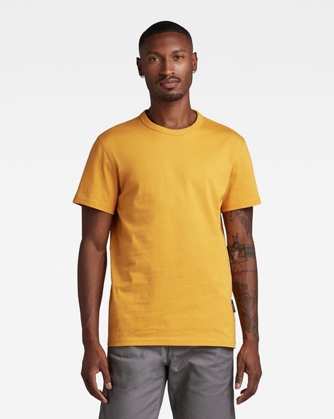 G star yellow t on sale shirt