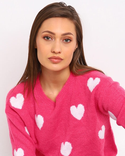 Buy Fuchsia Sweaters & Cardigans for Women by Cover Story Online