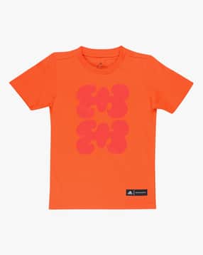 Graphic Print Round-Neck T-shirt-image-26