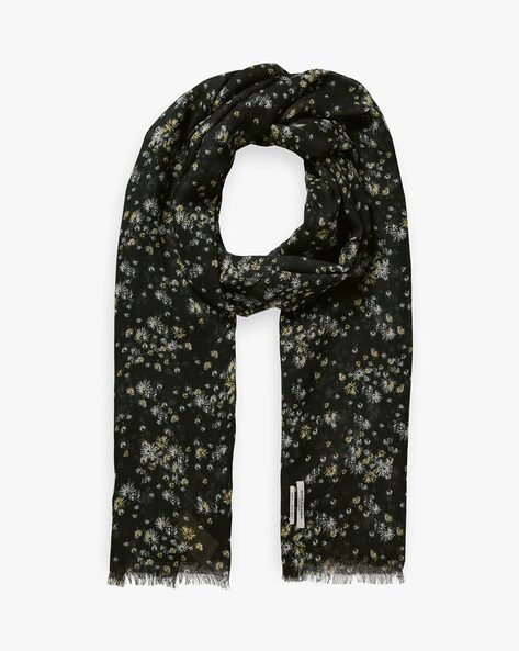 Women Micro-Print Scarf Price in India