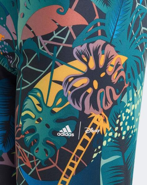adidas Originals 3 Stripe Leggings In Engraved Floral Print | ASOS