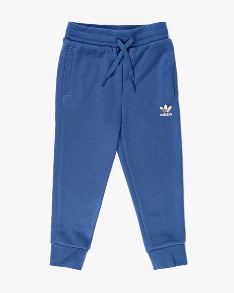 Navy blue adidas online joggers