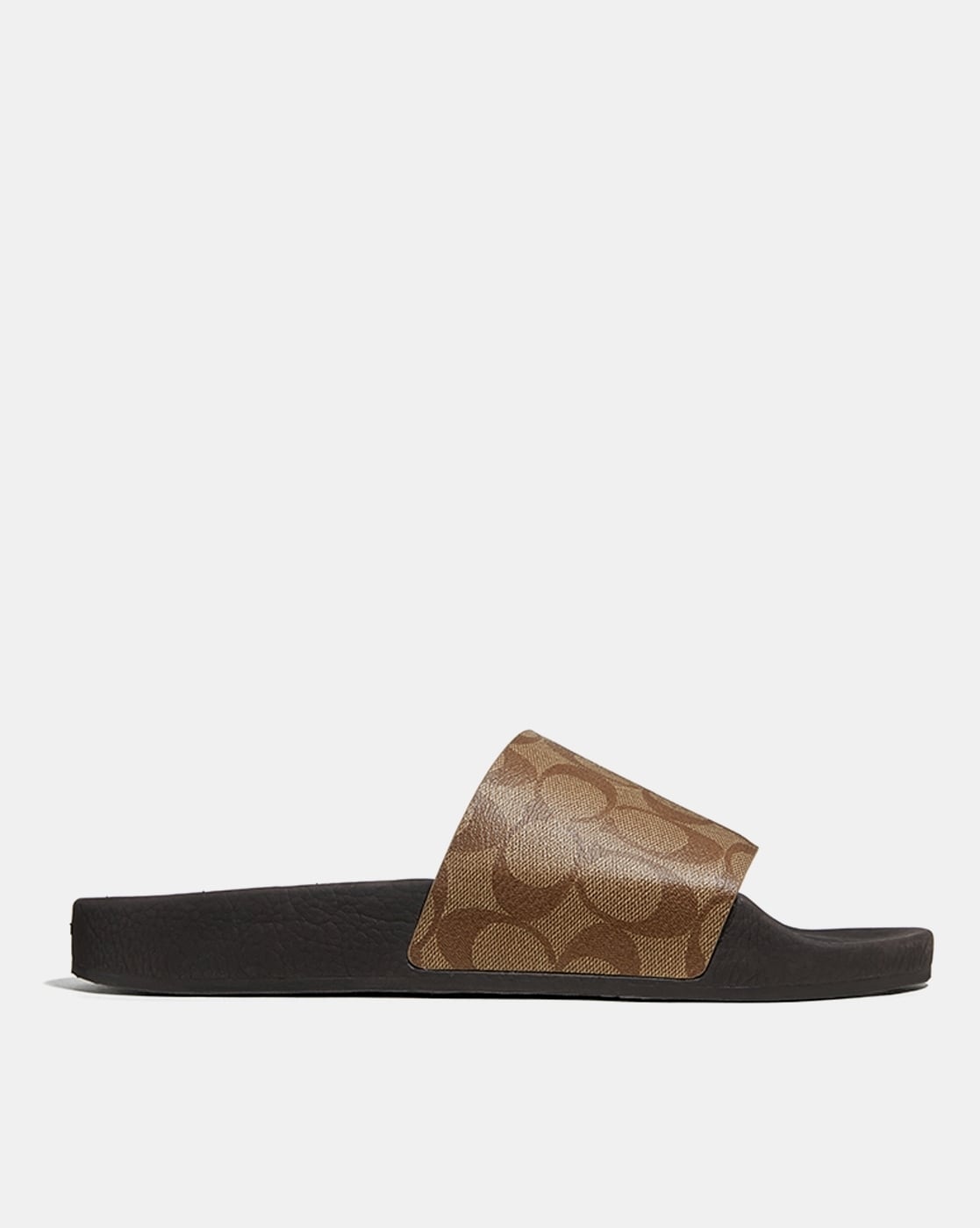 Buy Gold Black Flip Flop Slippers for Men by Coach Online Ajio