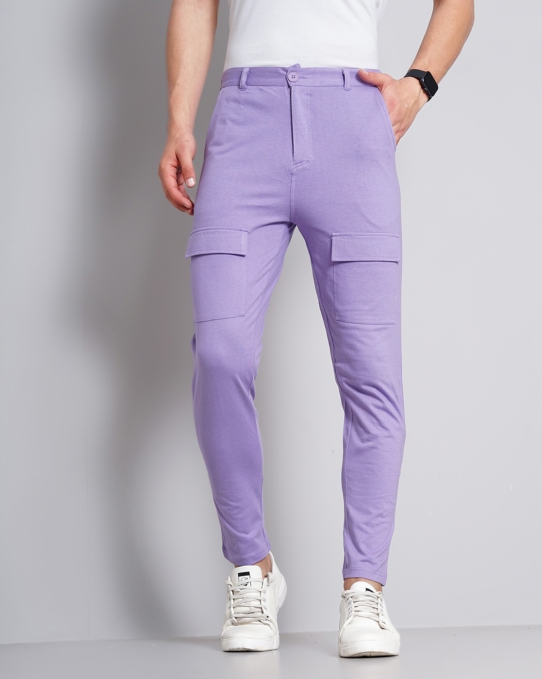 Black  Purple Cargo pants  Cargo pants men Cargo pants Hip hop cargo  pants