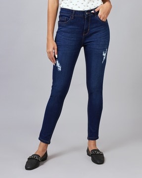 Buy Blue Jeans & Jeggings for Women by BLUE TREND Online