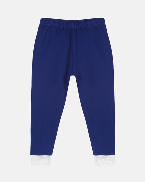 Buy Blue Leggings for Girls by INDIWEAVES Online | Ajio.com