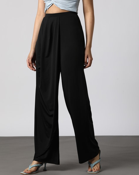 Buy Silver Trousers & Pants for Women by Outryt Online | Ajio.com