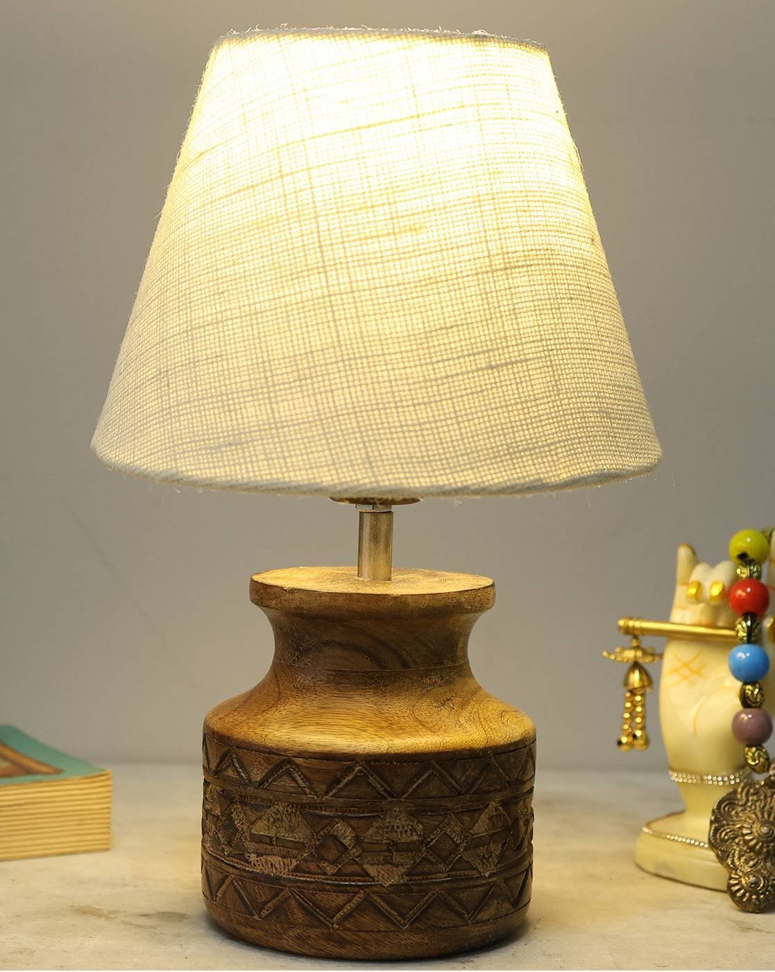 White light discount table lamp