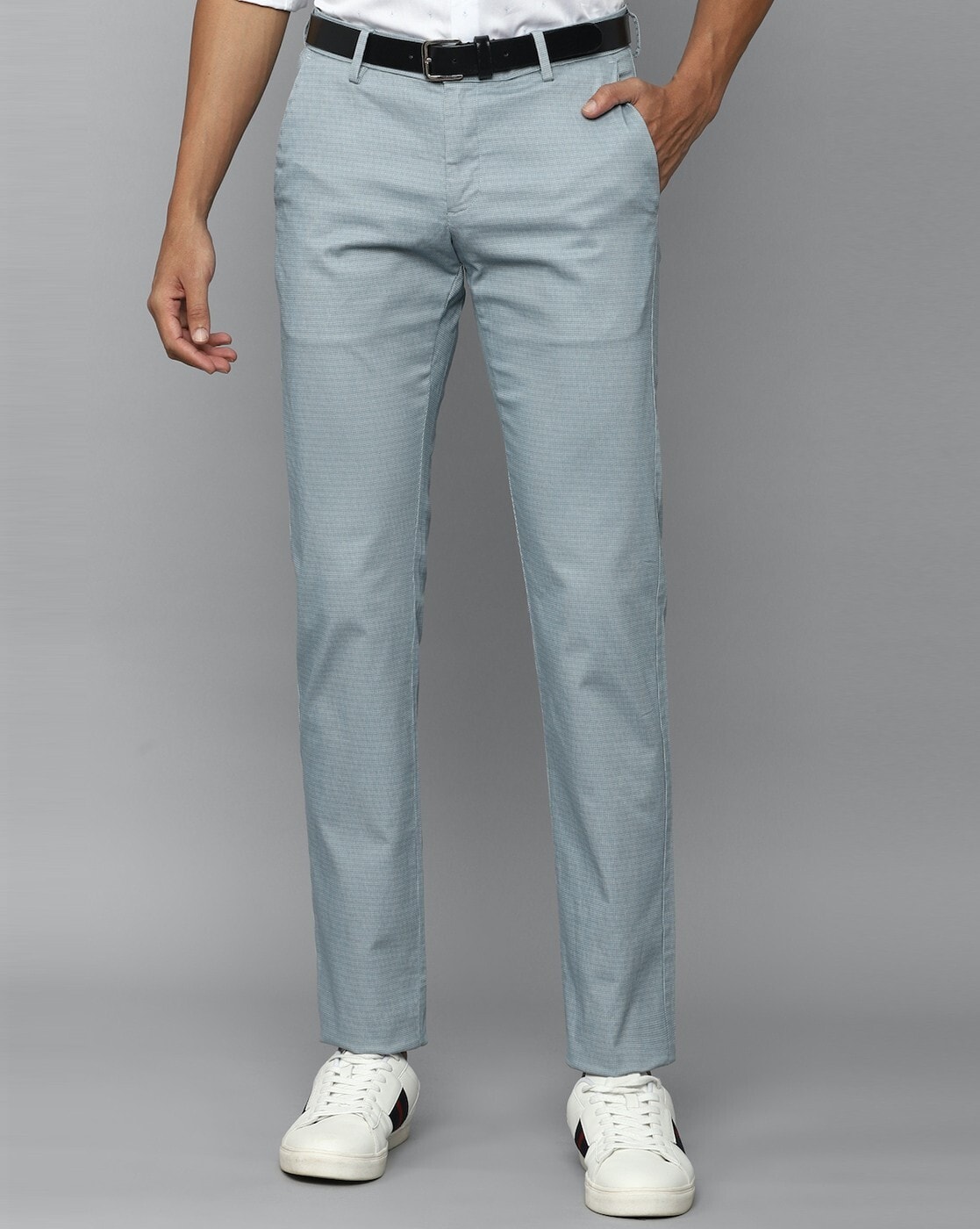 Allen Solly Jeans Trousers  Chinos Allen Solly Blue Trousers for Men at  Allensollycom